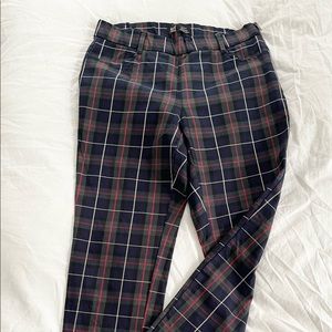Plaid Pants. Zara size Large. Perfect condition. Very lightly worn.